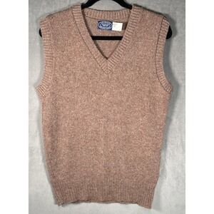 The Lodge at Dunster House Harvard Square Vest Mountain Wool Brown Men's Medium